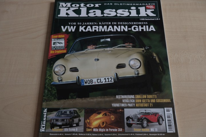 Deckblatt Motor Klassik (07/2005)